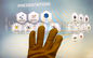 controlemechanisme van 21.5inch EETI USB ontwierp de Capacitieve Handschoenen van de Touch screensteun